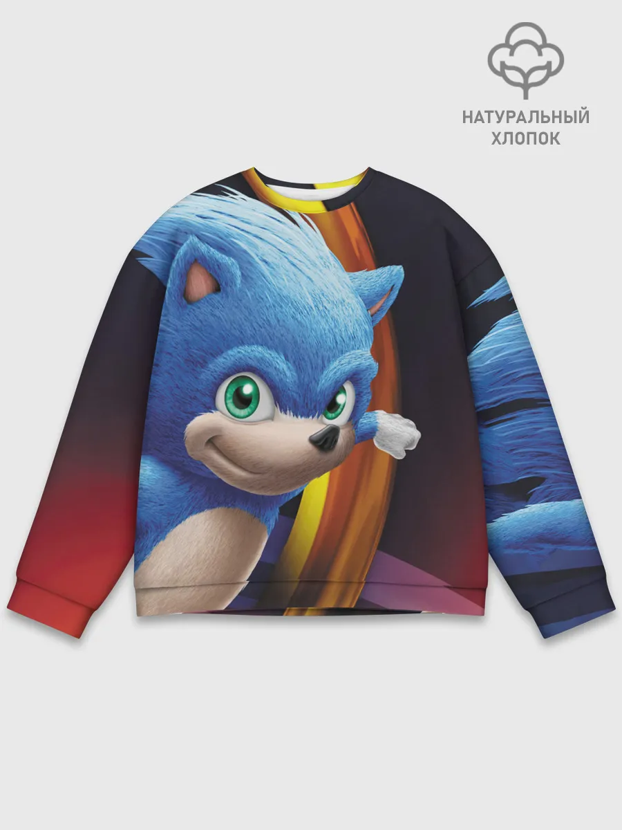 Мужской свитшот базовый / Sonic