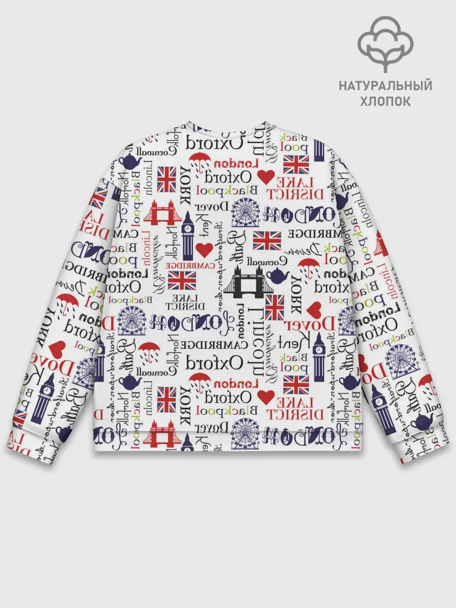 Мужской свитшот базовый / Лондон