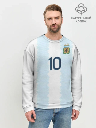 Мужской свитшот базовый / Messi Copa America 2019