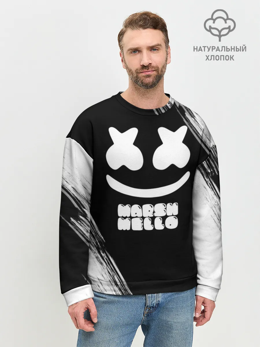 Мужской свитшот базовый / Marshmello 4