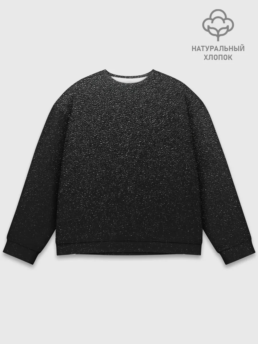 Мужской свитшот базовый / Снег в ночи