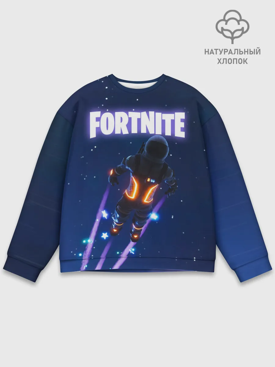 Мужской свитшот базовый / Dark Voyager Fortnite