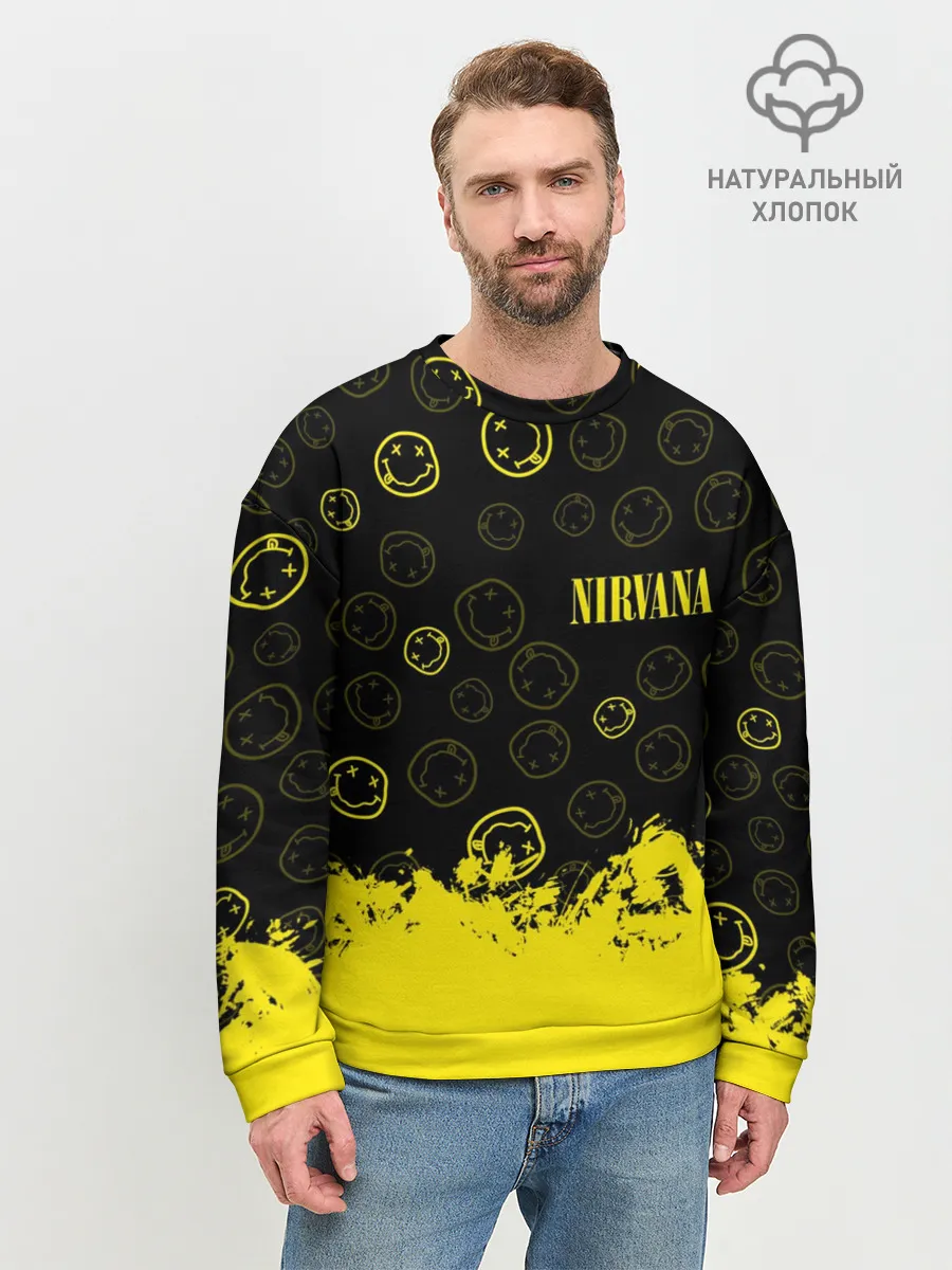 Мужской свитшот базовый / NIRVANA