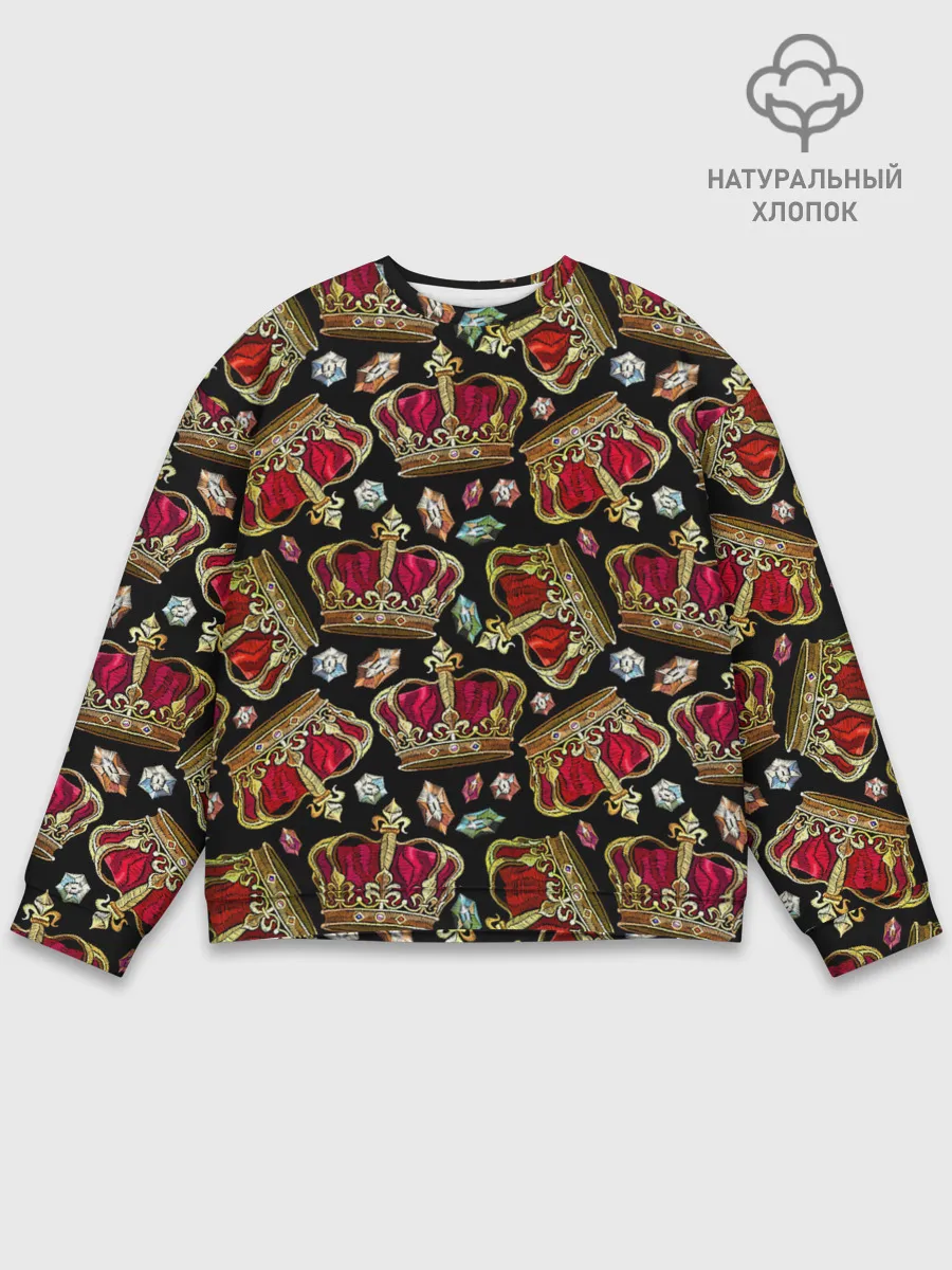 Мужской свитшот базовый / Короны