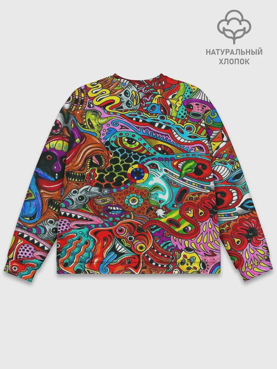 Мужской свитшот базовый / Психоделика