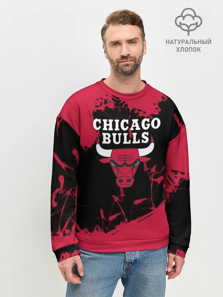 Мужской свитшот базовый / CHICAGO BULLS