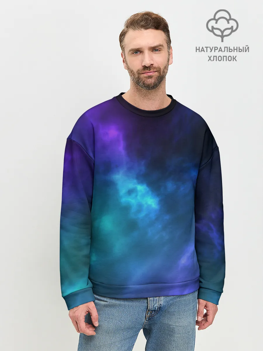 Мужской свитшот базовый / Космос