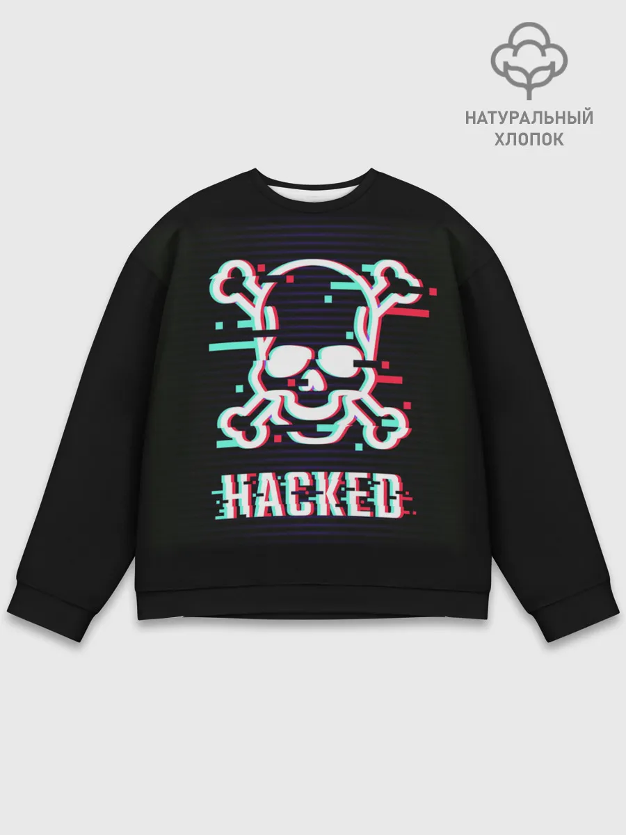 Мужской свитшот базовый / Pirate sign