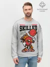Мужской свитшот базовый / Skilled and lucky