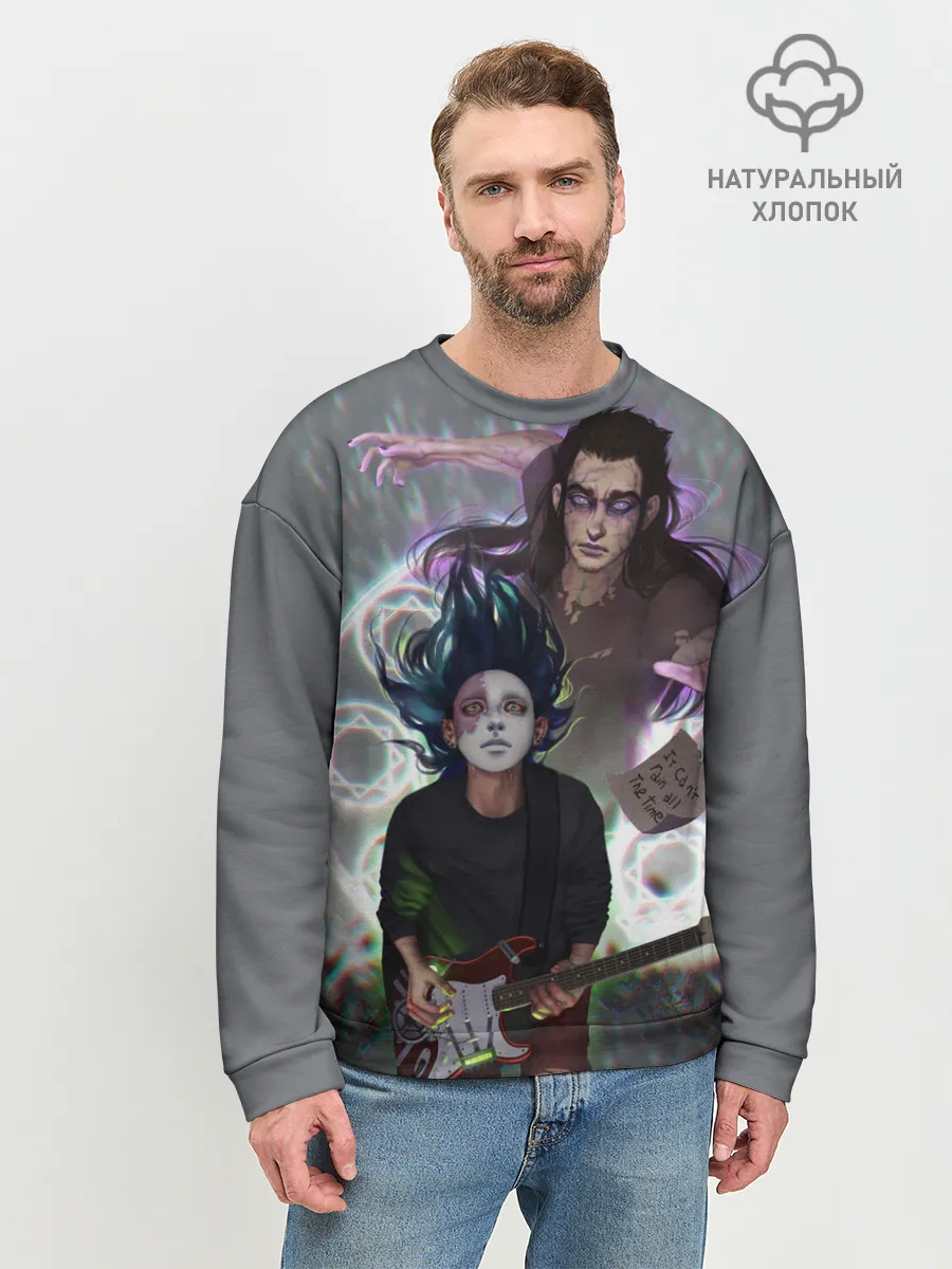 Мужской свитшот базовый / Салли и Ларри