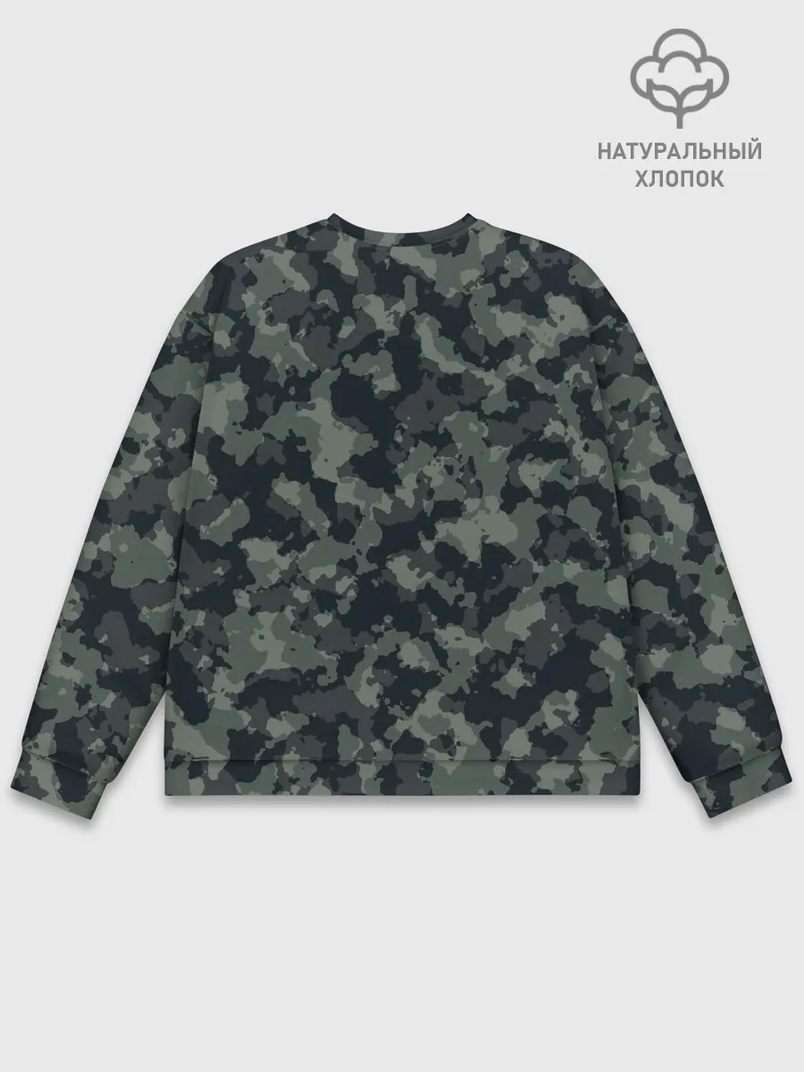 Мужской свитшот базовый / Главнокомандующий ПАПА