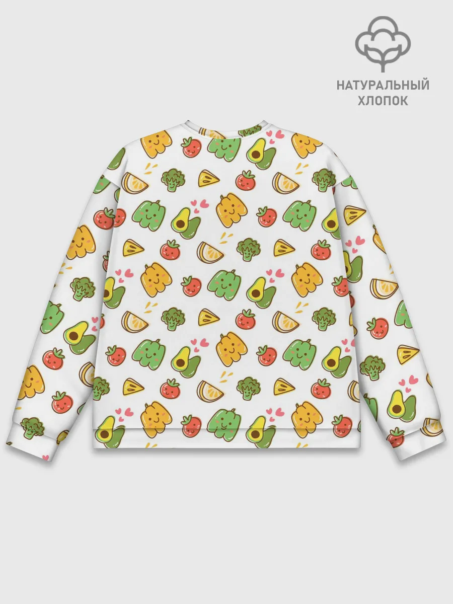 Мужской свитшот базовый / Уничтожим Веганов