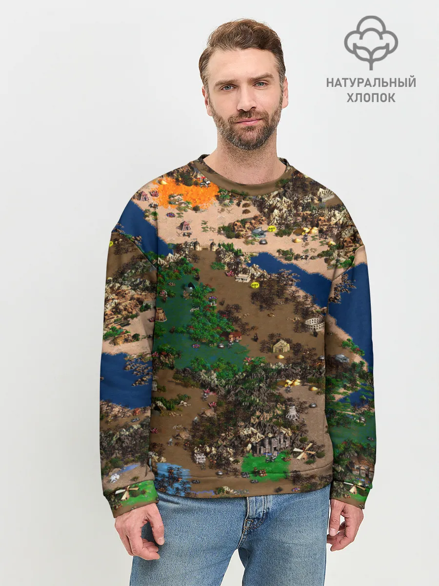 Мужской свитшот базовый / Heroes style HD