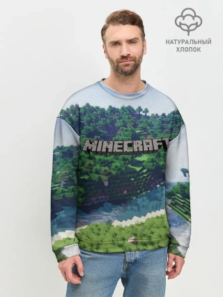 Мужской свитшот базовый / Minecraft