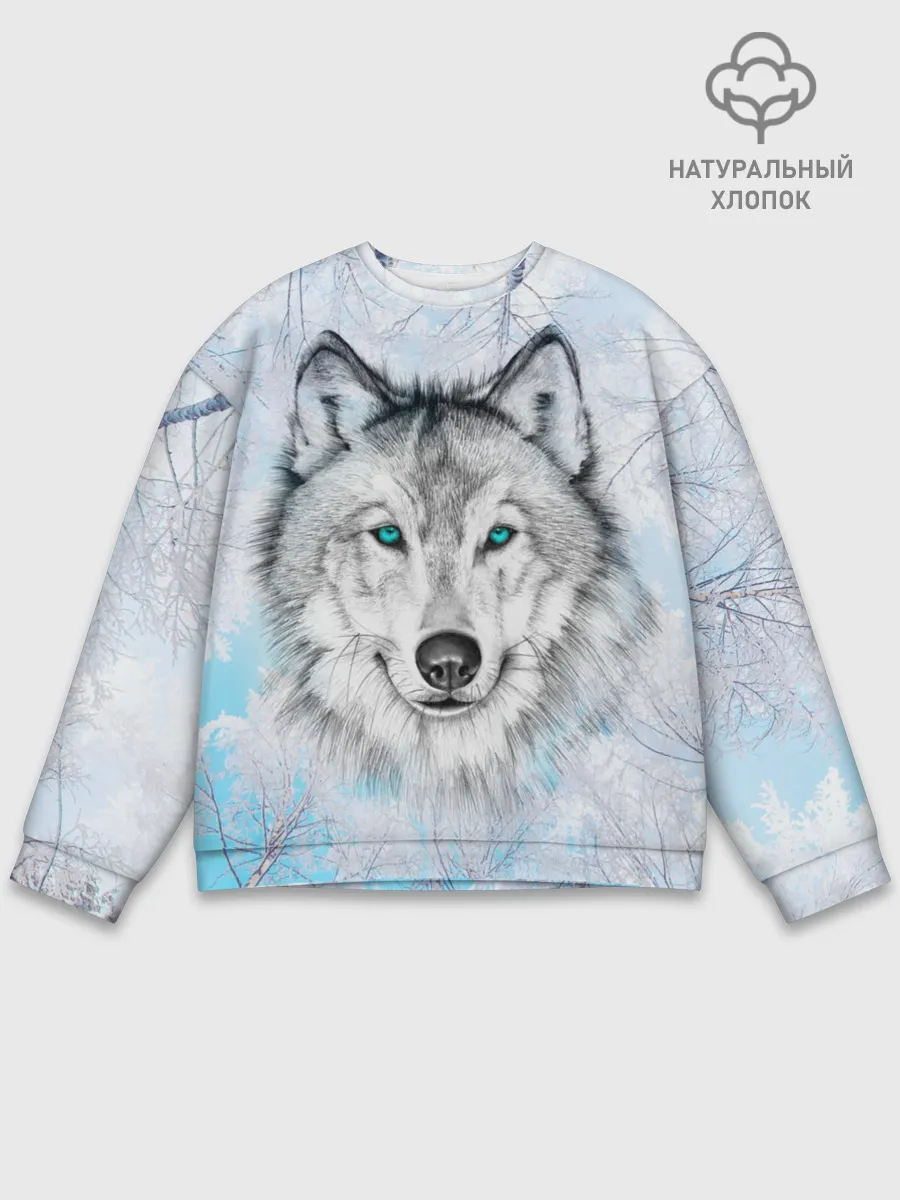 Мужской свитшот базовый / Волк