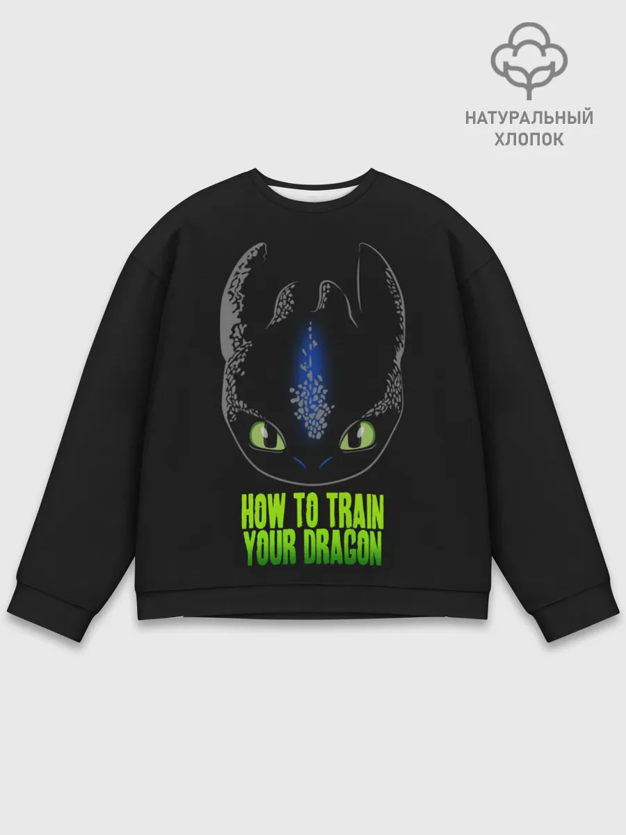 Мужской свитшот базовый / Как приручить дракона