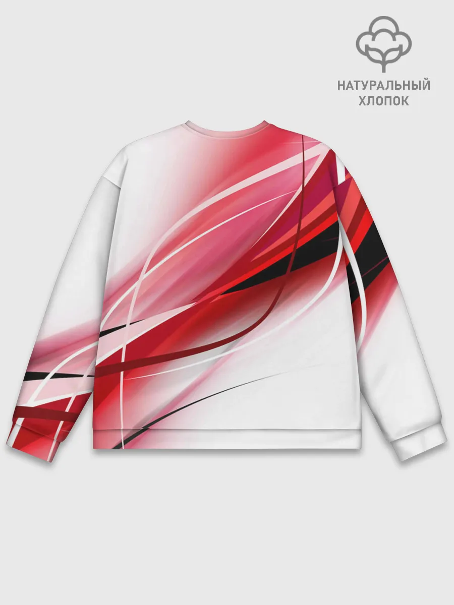 Мужской свитшот базовый / Красная линия