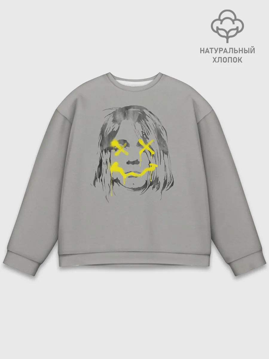 Мужской свитшот базовый / Курт Кобейн