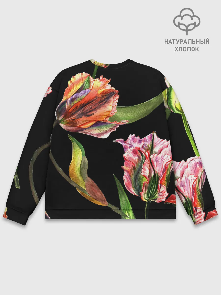Мужской свитшот базовый / Тюльпан