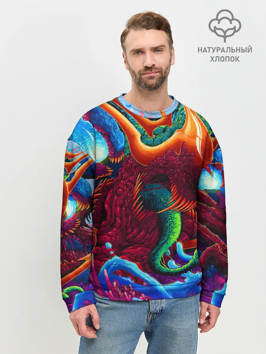 Мужской свитшот базовый / Hyper Beast