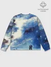 Мужской свитшот базовый / Ёжик в космосе