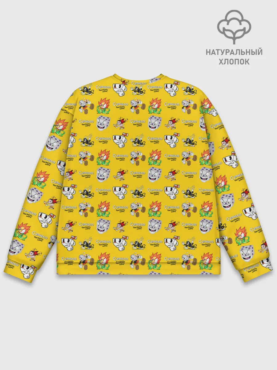 Мужской свитшот базовый / Cuphead