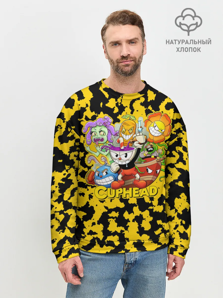 Мужской свитшот базовый / Cuphead