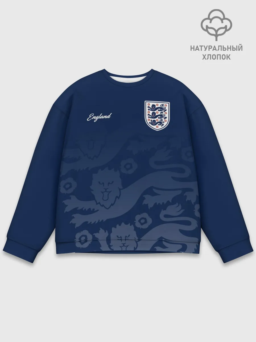 Мужской свитшот базовый / Сборная Англии
