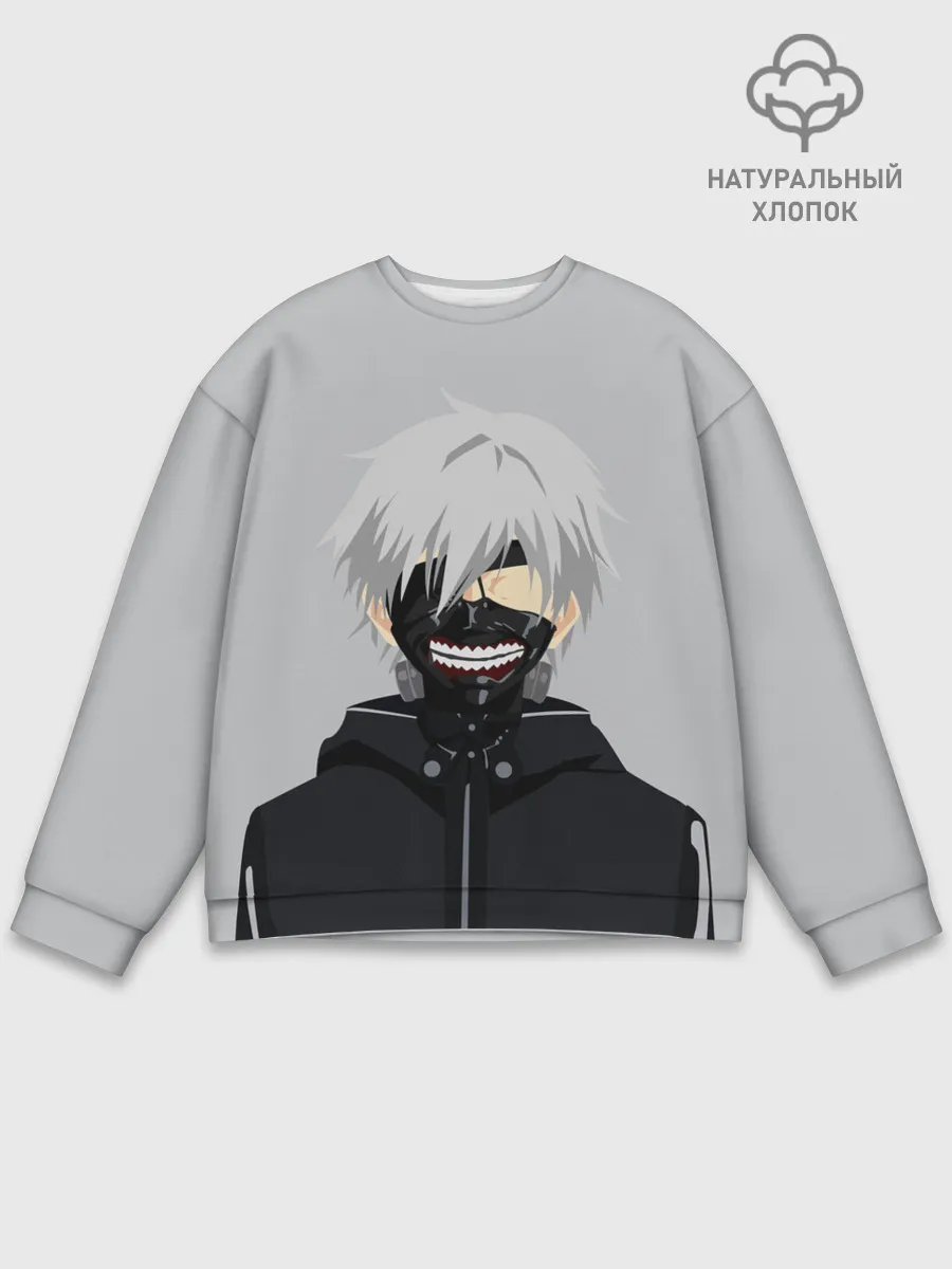 Мужской свитшот базовый / Kaneki Ken в маске