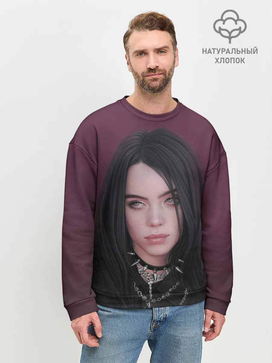 Мужской свитшот базовый / Black Eilish