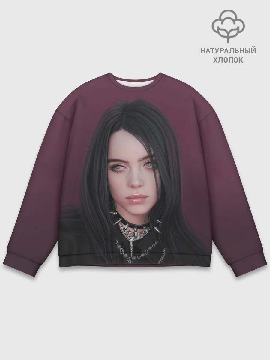 Мужской свитшот базовый / Black Eilish