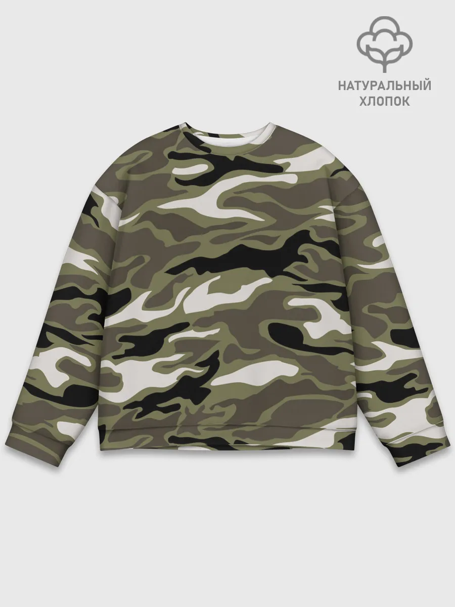 Мужской свитшот базовый / Камуфляж