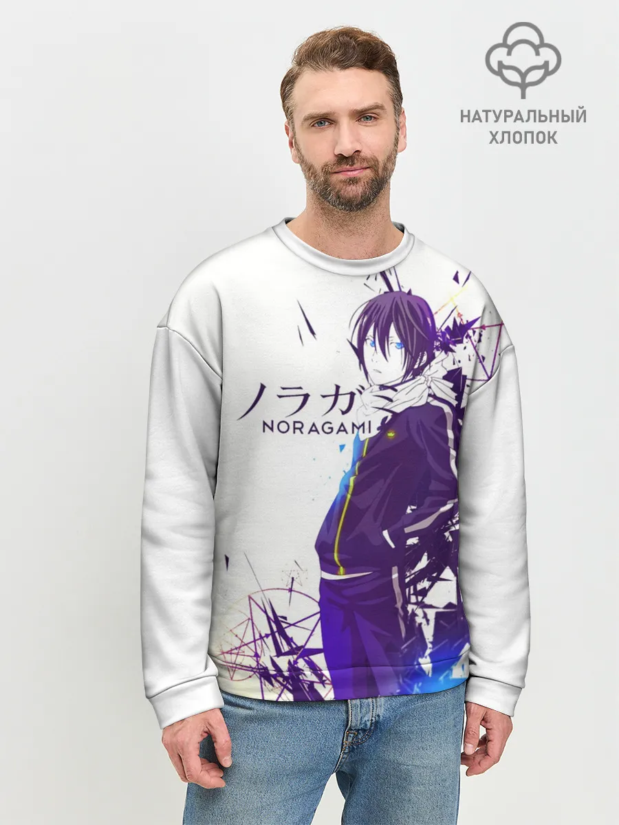 Мужской свитшот базовый / NORAGAMI Yato blue