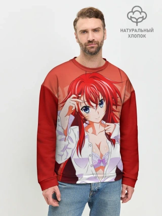 Мужской свитшот базовый / High School DxD, Риас