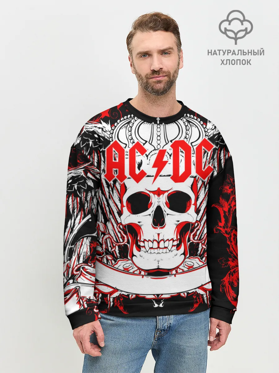 Мужской свитшот базовый / AC/DC