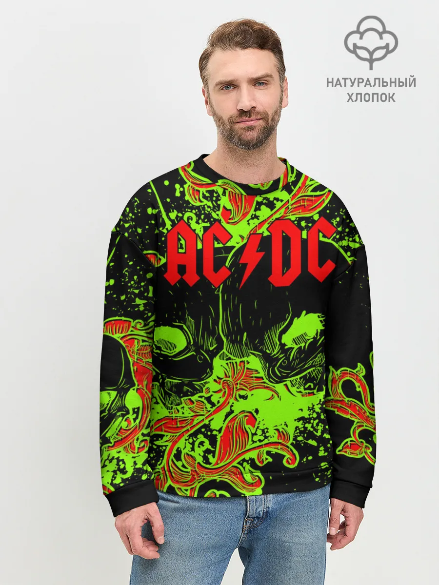 Мужской свитшот базовый / AC/DC