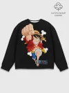 Мужской свитшот базовый / удар One Piece