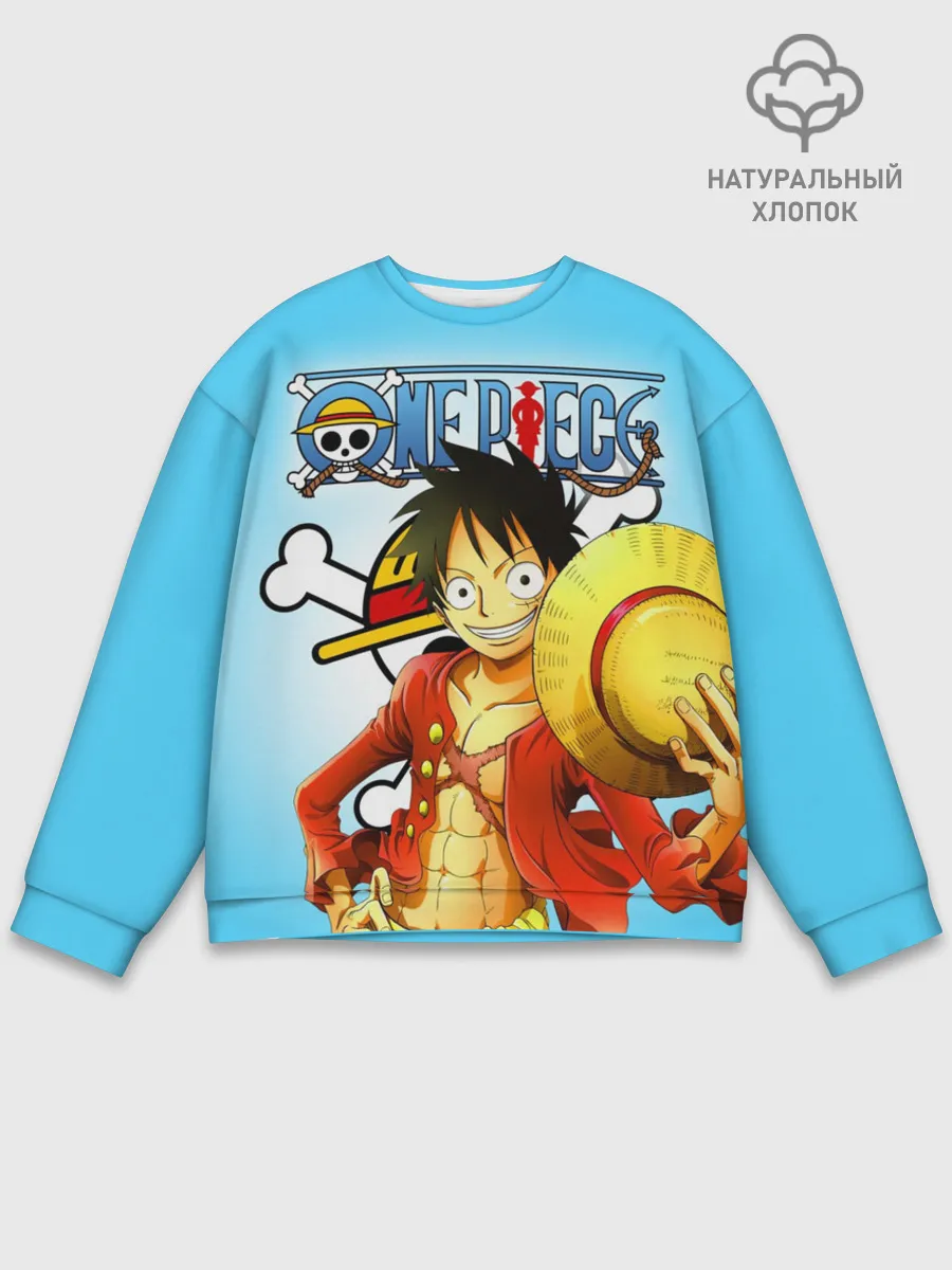 Мужской свитшот базовый / One Piece шляпа