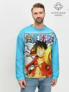 Мужской свитшот базовый / One Piece шляпа