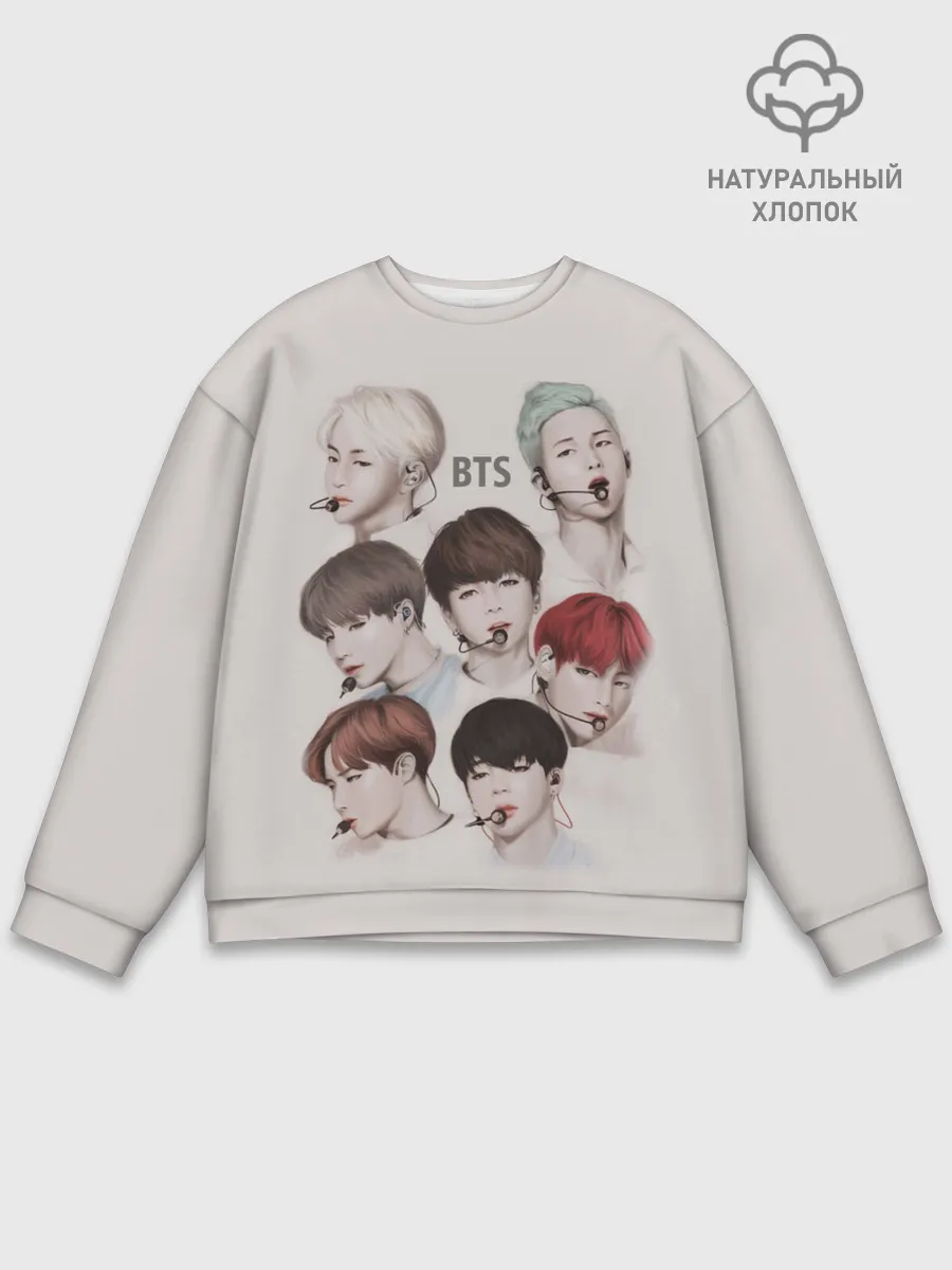 Мужской свитшот базовый / BTS