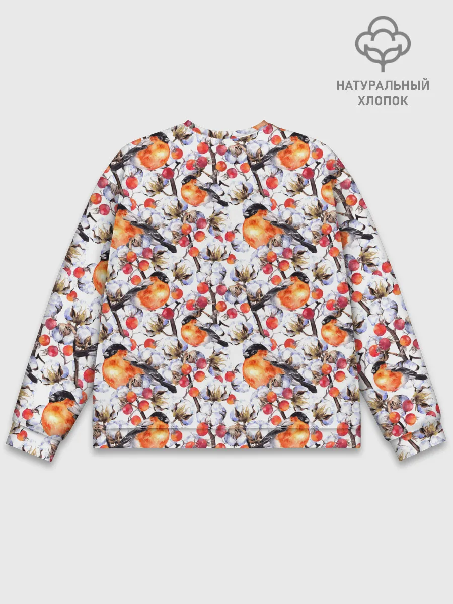 Мужской свитшот базовый / Снегири