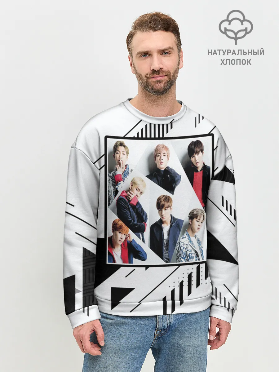 Мужской свитшот базовый / BTS