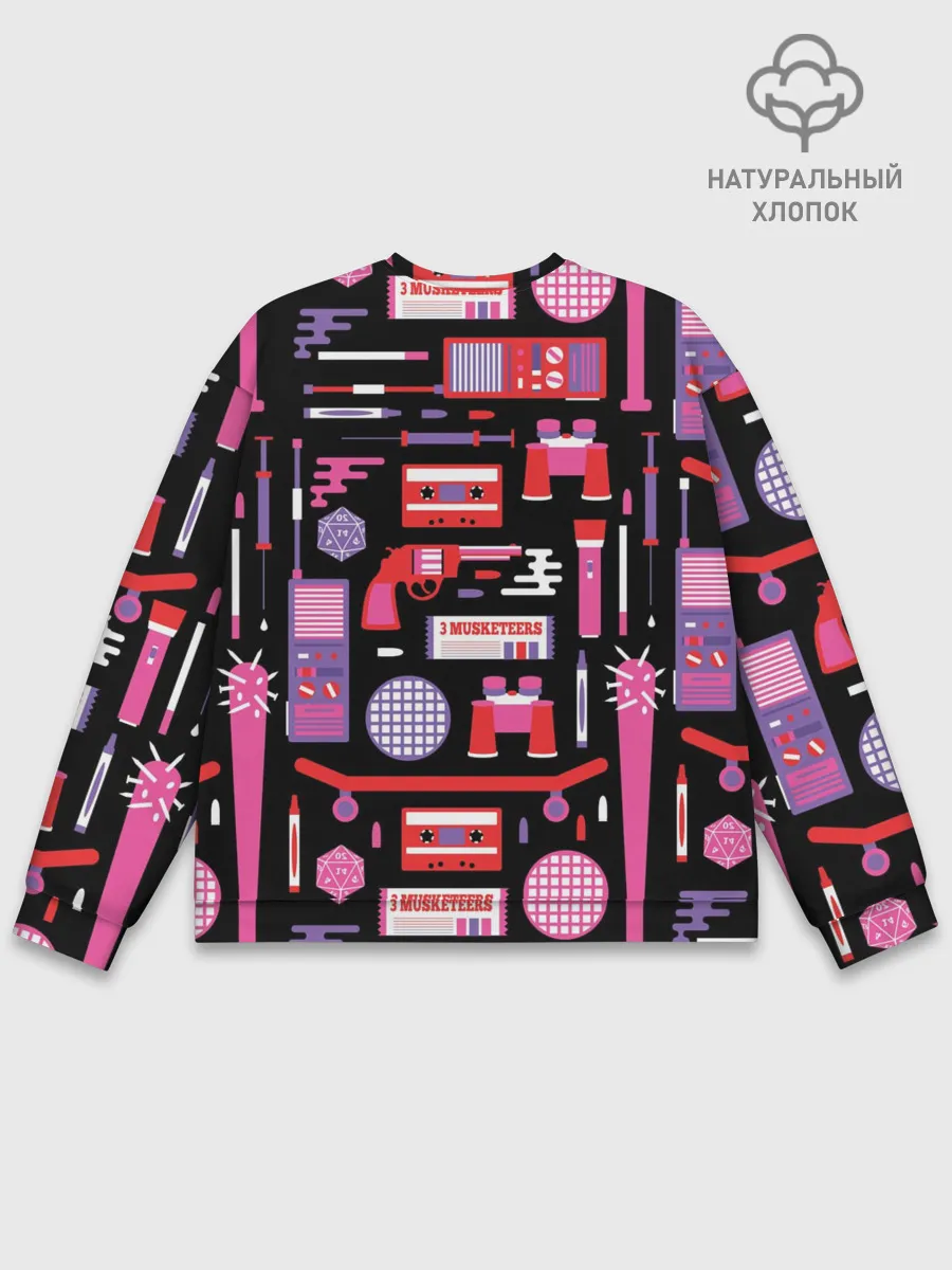 Мужской свитшот базовый / STRANGER THINGS STARTER PACK