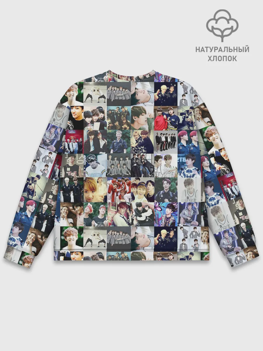 Мужской свитшот базовый / BTS Collage