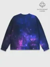 Мужской свитшот базовый / Неоновый космос