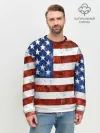 Мужской свитшот базовый / США ФЛАГ