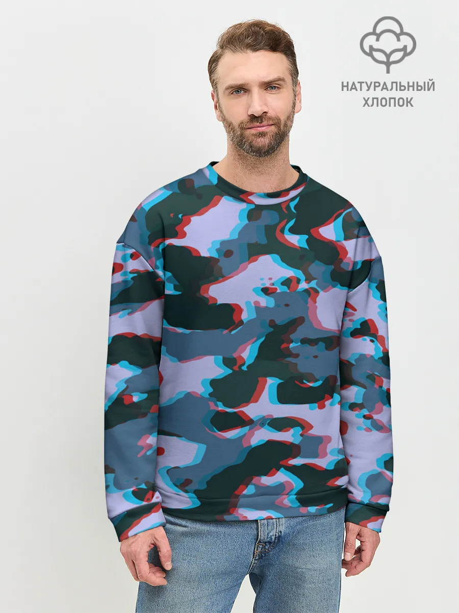 Мужской свитшот базовый / Камуфляж