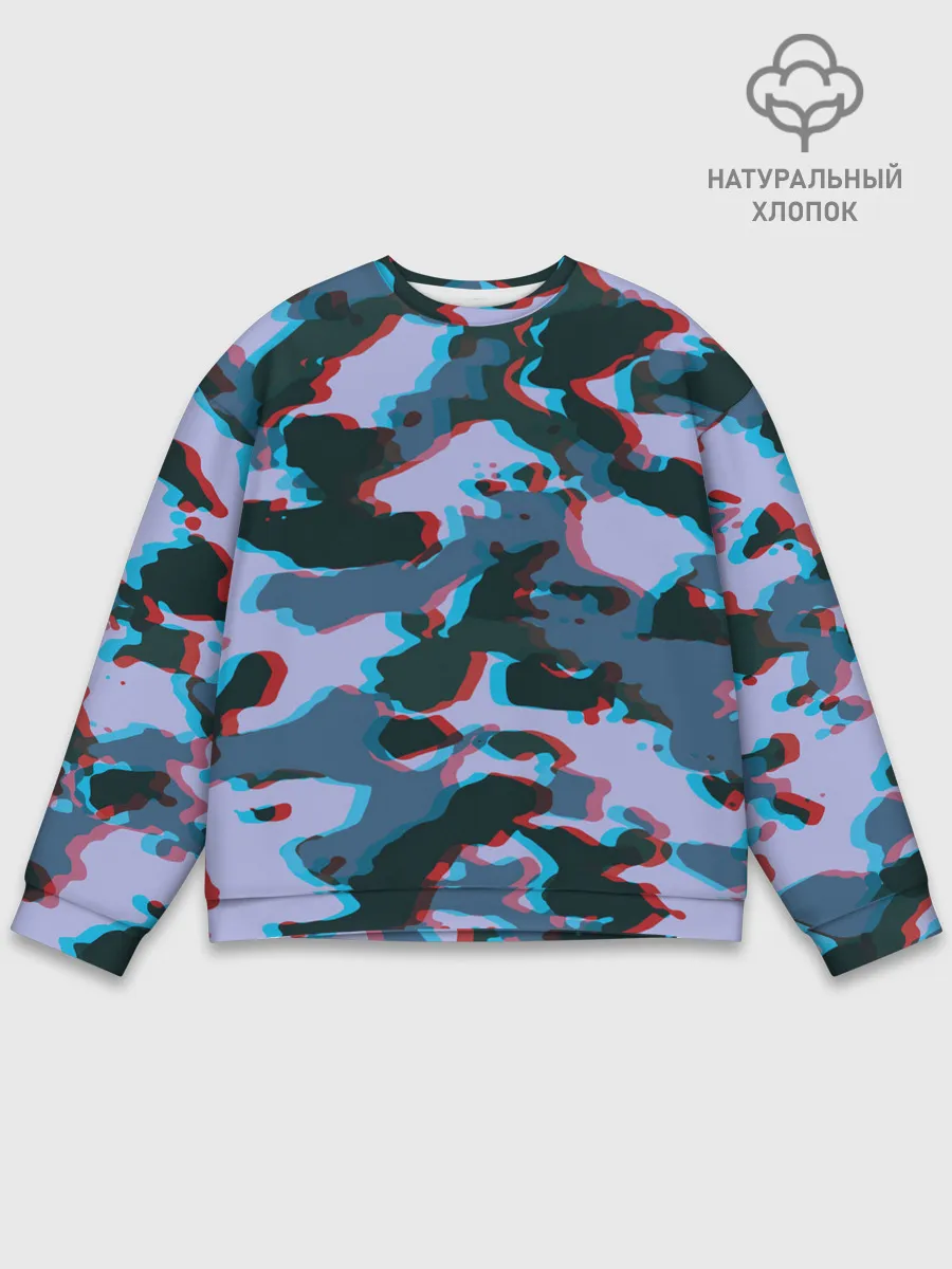 Мужской свитшот базовый / Камуфляж
