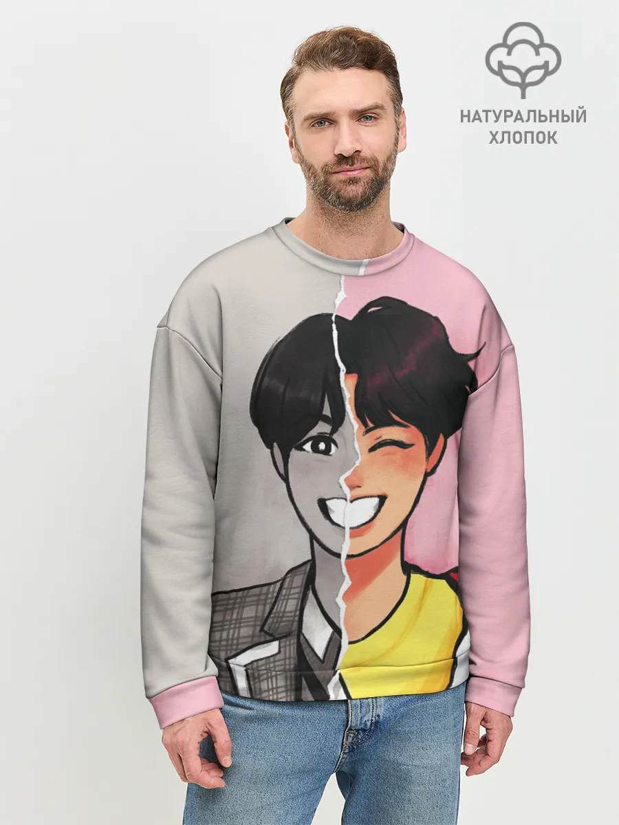 Мужской свитшот базовый / K-Pop