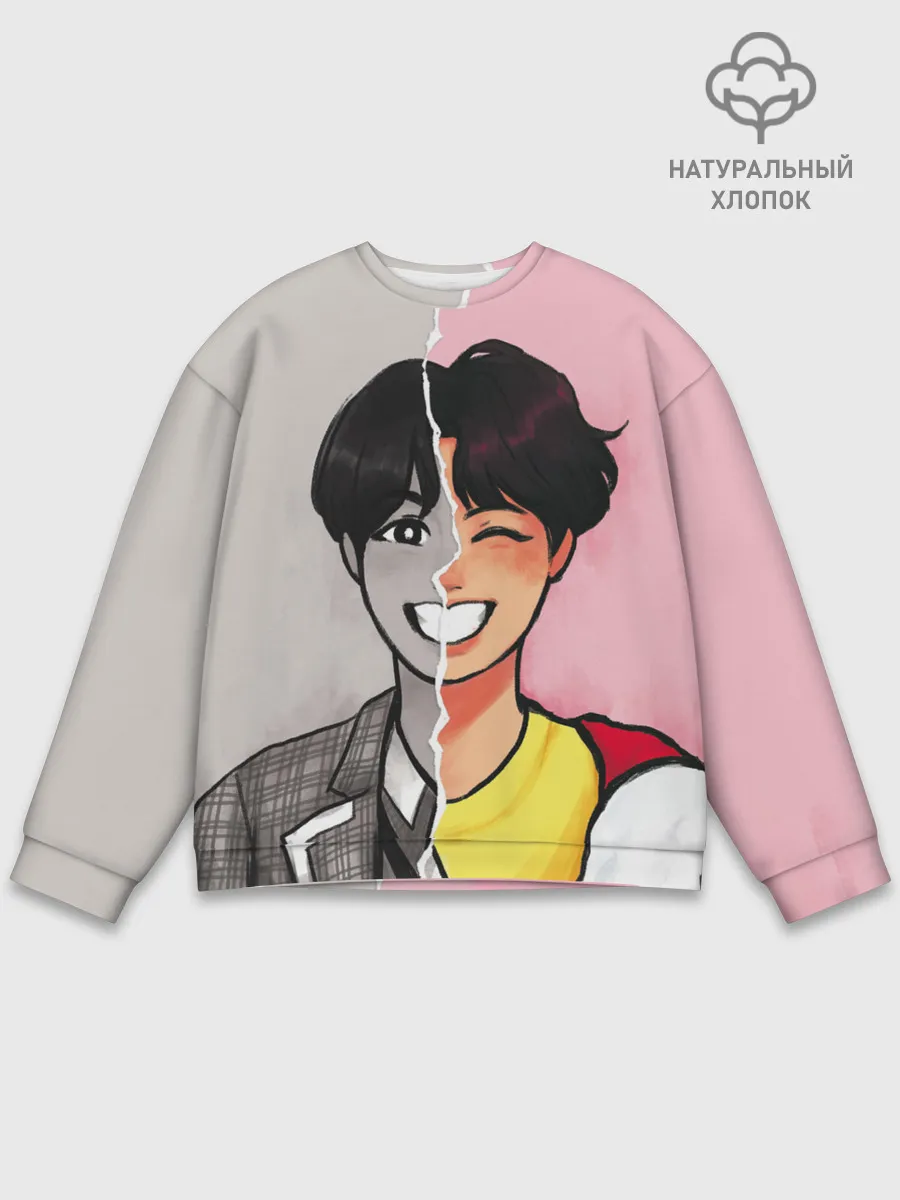 Мужской свитшот базовый / K-Pop